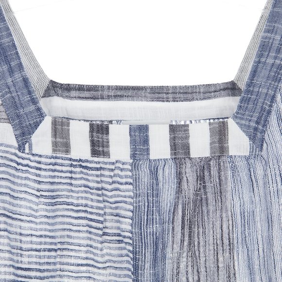 J Jill Square Neck Cotton Blouse Size XS - Picture 2 of 4